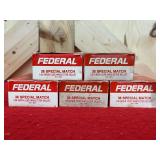 Federal 38 Special Match 148 Grain Lead Wadcutter Ammunition
