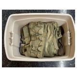 Military Surplus Gear and Apparel Assortment