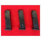 Three Semi-Automatic Pistol Magazines