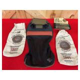 Shooting Accessories Lot: Black Diamond Shot Bags and Evans Sports Pouch
