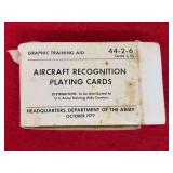 US Army Aircraft Recognition Playing Cards GTA 44-2-6