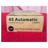 UMC 45 Automatic 230 Grain Metal Case Ammunition