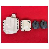 Holster, Magazine Pouch, and Two Compasses