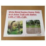 Metal Garden Arbor Trellis