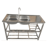 Double Stainless Steel Sink