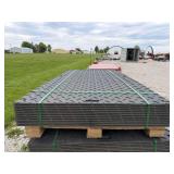 (12) Polyethylene 94" x 47" Mats