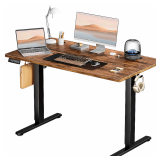 Electric Standing Desk, Model ELT-P4824V3-RUST