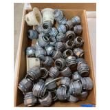Assorted Electrical Conduit Connectors and Plugs