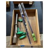 Assorted Tool Lot: Wood Owl Auger Bit, Greenlee Extension, and Wiha T-Handle Drivers