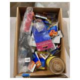 Assorted Plumbing Repair Parts and Oatey Cleaner