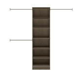 StyleWell Reynolds 25-inch Closet Tower, Medium Brown