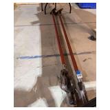Two Hydraulic Pole Saws with Circular Blades
