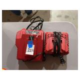 Lot of Two Skil PWRCore 40 Lithium Battery Chargers