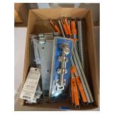 Assorted Hardware Lot Including Everbilt Extension Springs, Surface Bolt, and Toggle Bolts
