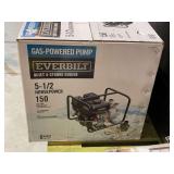Everbilt 5-1/2 Horsepower Gas-Powered Water Pump