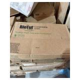 (5) Cases BioTuf Compostable Liners by Heritage, 8 Per Case (33 Gallon)