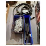 Welding Torch Assembly with Hardware and Metal Rods