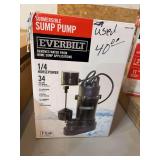 Everbilt 1/4 HP Submersible Sump Pump