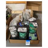 Electrical Supplies Assortment including THHN Wire and Eaton Handle Ties