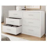 Techni Home 6-Drawer Storage Dresser, Model RTA-DSR06-WHT