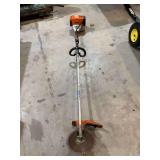 Stihl FS 131 R Gas-Powered String Trimmer with Brush Blade Attachment