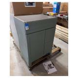 Green Bathroom Vanity Cabinet Base with Two Doors