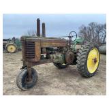 John Deere Early Styled Model A Row Crop