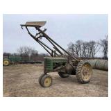 John Deere Late Styled Model A with Model 45 Loader