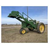 John Deere Late Styled Model A with Loader