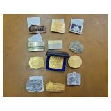 (12) John Deere Belt Buckles