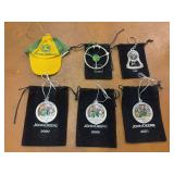 (6) John Deere Ornaments
