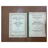 (2) John Deere GP + D Tractor Repair Catalogs