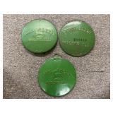 (3) John Deere Planter Lids