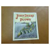 1921 John Deere Tractor Plows Sales Literature