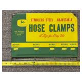 John Deere Hose Clamps Display Rack Sign