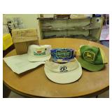 (4) John Deere Hats