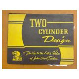 John Deere Two Cylinder Design Sales Literature