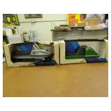 (2) 1/10 John Deere Snowmobiles