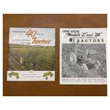 (2) John Deere Tractor Sales Literature