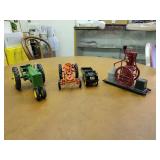 (4) Tractors, Truck, Engine
