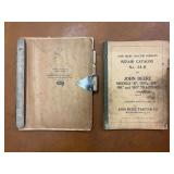 (2) John Deere Tractor Manuals