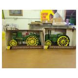 (2) 1/16 John Deere D + Waterloo Boy NIB Ertl