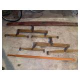 (4) Horse Trees, Beam, Handle