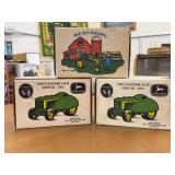 (3) 1/16 John Deere 630LP + 620 Orchard NIB Ertl