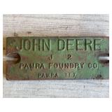 John Deere Weight Pampa Foundry Co.