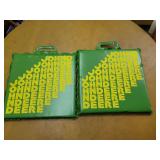 (2) John Deere Seat Cushions