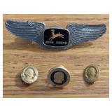 (4) John Deere Pins