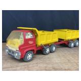 Dump Truck w/Pup Trailer Tonka