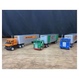 (3) 1/55 Semis DeHanes Models