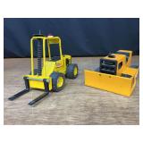 (2) Forklift + Bulldozer Tonka